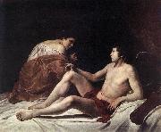 GENTILESCHI, Orazio Cupid and Psyche dfhh oil